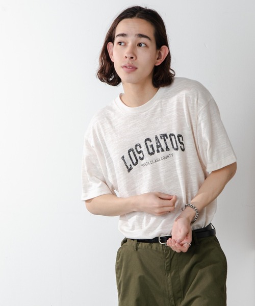 WEGO（ウィゴー）の「WEGO/ヴィンテージロゴT（Tシャツ/カットソー・メンズ・サックスブルー/ブラック/オフホワイト/ピンク・MEDIUM/LARGE）」の2枚目の写真
