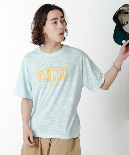 WEGO（ウィゴー）の「WEGO/ヴィンテージロゴT（Tシャツ/カットソー・メンズ・サックスブルー/ブラック/オフホワイト/ピンク・MEDIUM/LARGE）」の3枚目の写真
