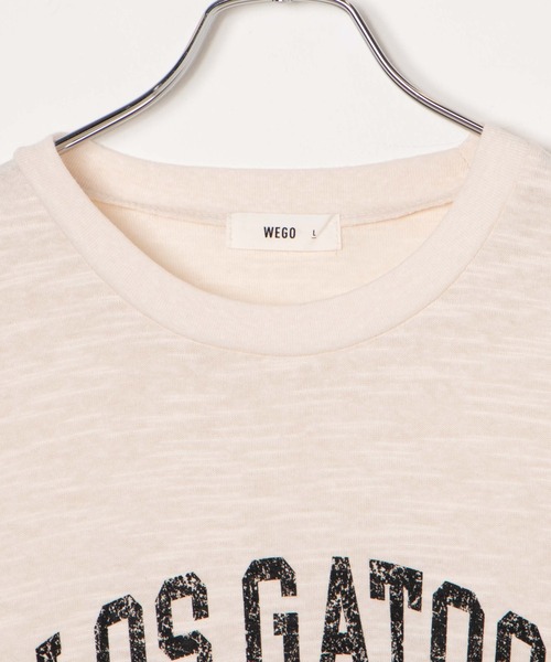 WEGO（ウィゴー）の「WEGO/ヴィンテージロゴT（Tシャツ/カットソー・メンズ・サックスブルー/ブラック/オフホワイト/ピンク・MEDIUM/LARGE）」の17枚目の写真