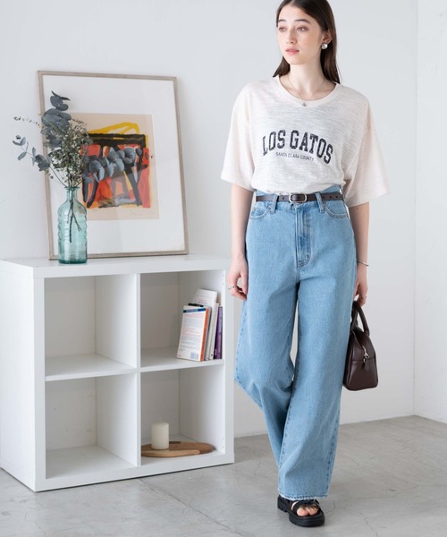 WEGO（ウィゴー）の「WEGO/ヴィンテージロゴT（Tシャツ/カットソー・メンズ・サックスブルー/ブラック/オフホワイト/ピンク・MEDIUM/LARGE）」の7枚目の写真