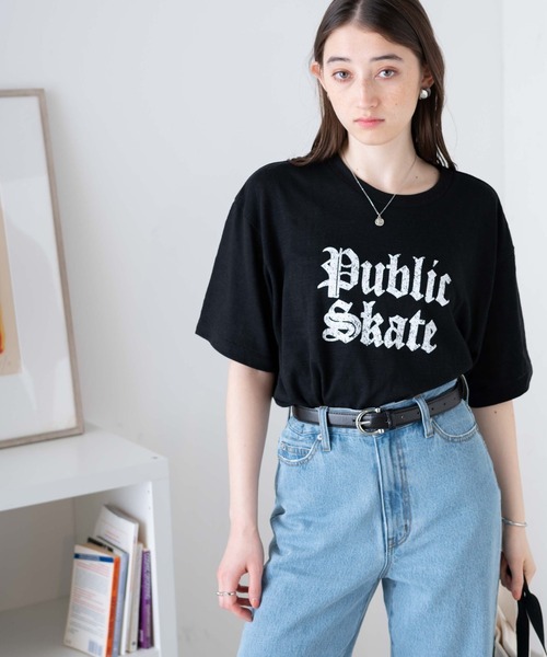 WEGO（ウィゴー）の「WEGO/ヴィンテージロゴT（Tシャツ/カットソー・メンズ・サックスブルー/ブラック/オフホワイト/ピンク・MEDIUM/LARGE）」の8枚目の写真