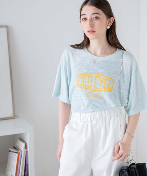 WEGO（ウィゴー）の「WEGO/ヴィンテージロゴT（Tシャツ/カットソー・メンズ・サックスブルー/ブラック/オフホワイト/ピンク・MEDIUM/LARGE）」の10枚目の写真