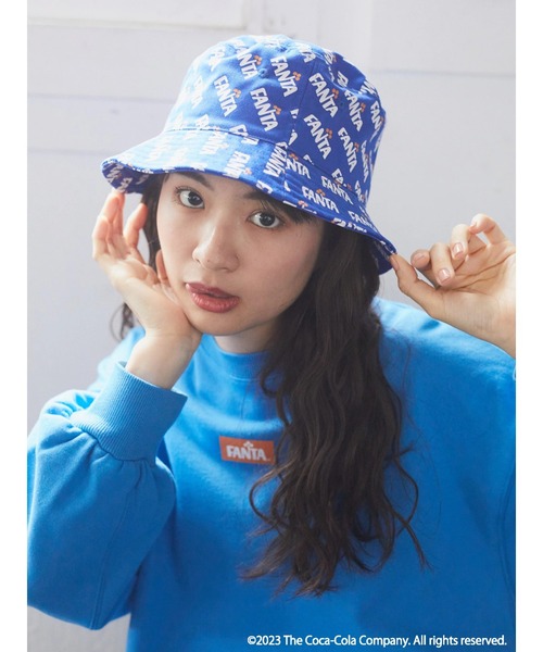 Coca Cola（コカコーラ）の「別注 Fanta「R」バケットハット（ハット・レディース・ロイヤルブルー・FREE）」の22枚目の写真