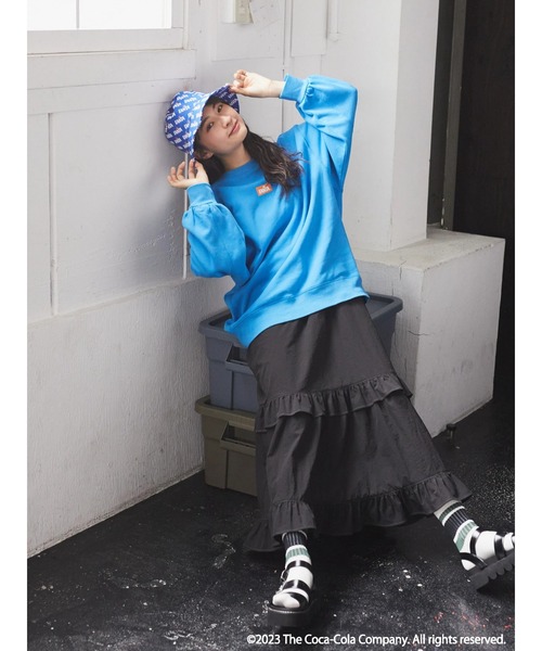 Coca Cola（コカコーラ）の「別注 Fanta「R」バケットハット（ハット・レディース・ロイヤルブルー・FREE）」の2枚目の写真