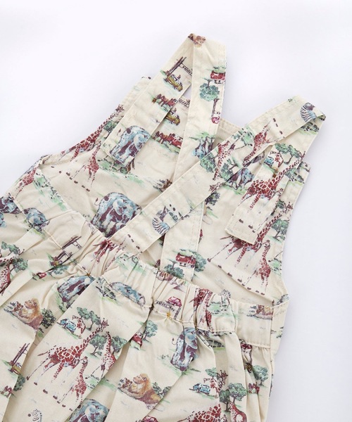 Ocean&Ground(オーシャン&グラウンド)の「カメハメハベビーサロペット(70~80cm)(サロペット/オーバーオール・キッズ・マルチ/グリーン/アイボリー/ベージュ・80/90)」の11枚目の写真