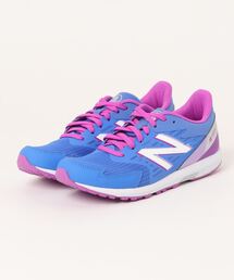 NEW BALANCE（ニューバランス）の「new balance ニューバランス NB HANZO J V5 LACE (YPHANZ)【軽量】キッズスニーカー 運動会 スピードモデル(NBハンゾーJ5レース) 610590 P5 ブルー/パープル（スニーカー・キッズ）」