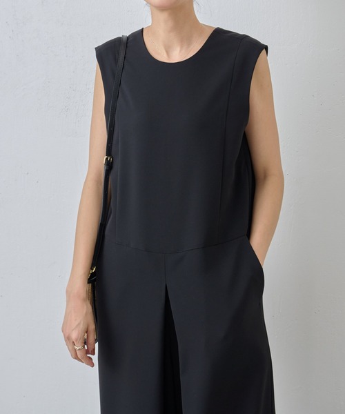 BEARDSLEY（ビアズリー）の「《LIVETART》 ボックスタックジャンプスーツ（つなぎ/オールインワン・レディース・ブラック・FREE）」の2枚目の写真