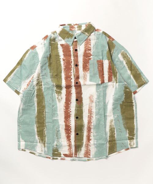 ＪＵＧＬＡＮＳ（ユグランス）の「Revo　リネンミックスペイントssシャツ（シャツ/ブラウス・メンズ・B/A/C・M/L）」の13枚目の写真