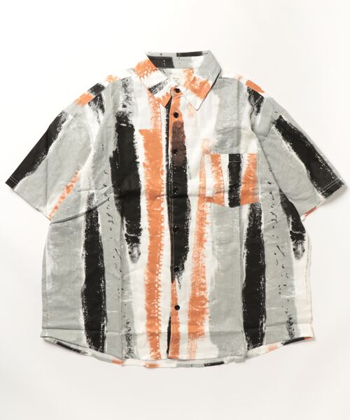 ＪＵＧＬＡＮＳ（ユグランス）の「Revo　リネンミックスペイントssシャツ（シャツ/ブラウス・メンズ・B/A/C・M/L）」の14枚目の写真