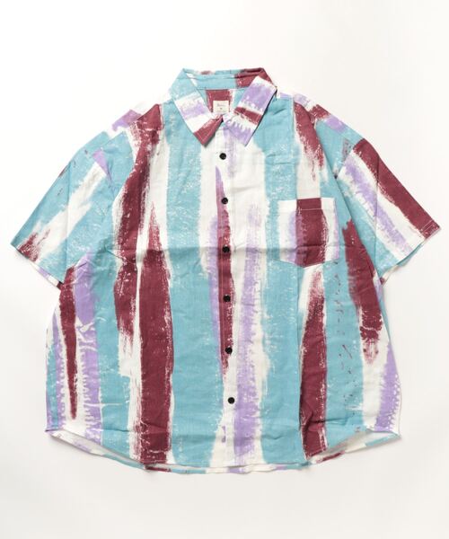 ＪＵＧＬＡＮＳ（ユグランス）の「Revo　リネンミックスペイントssシャツ（シャツ/ブラウス・メンズ・B/A/C・M/L）」の15枚目の写真