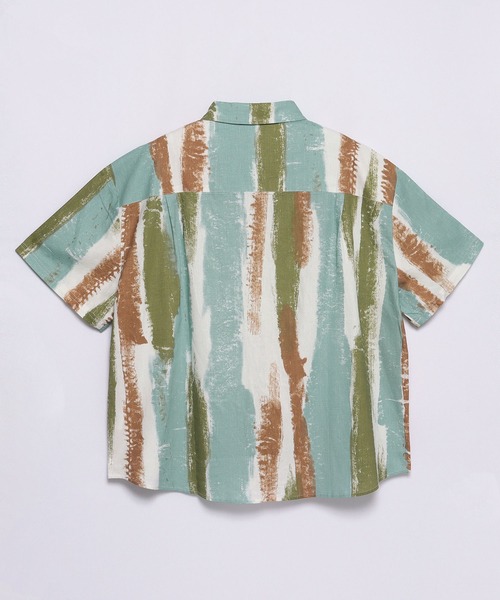 ＪＵＧＬＡＮＳ（ユグランス）の「Revo　リネンミックスペイントssシャツ（シャツ/ブラウス・メンズ・B/A/C・M/L）」の7枚目の写真