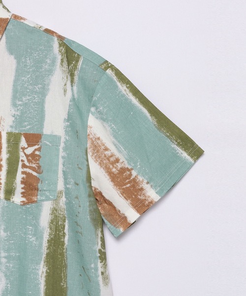 ＪＵＧＬＡＮＳ（ユグランス）の「Revo　リネンミックスペイントssシャツ（シャツ/ブラウス・メンズ・B/A/C・M/L）」の8枚目の写真