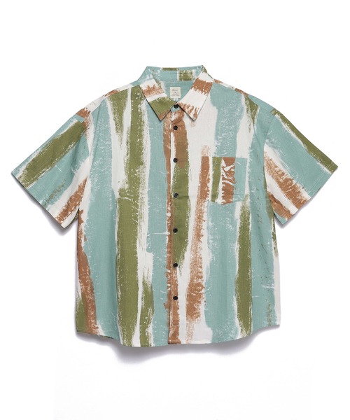 ＪＵＧＬＡＮＳ（ユグランス）の「Revo　リネンミックスペイントssシャツ（シャツ/ブラウス・メンズ・B/A/C・M/L）」の10枚目の写真