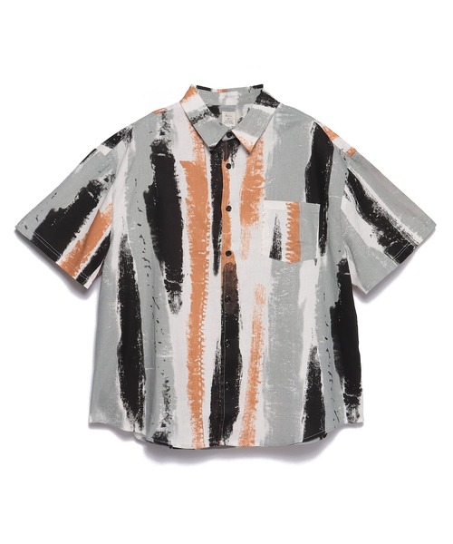 ＪＵＧＬＡＮＳ（ユグランス）の「Revo　リネンミックスペイントssシャツ（シャツ/ブラウス・メンズ・B/A/C・M/L）」の11枚目の写真