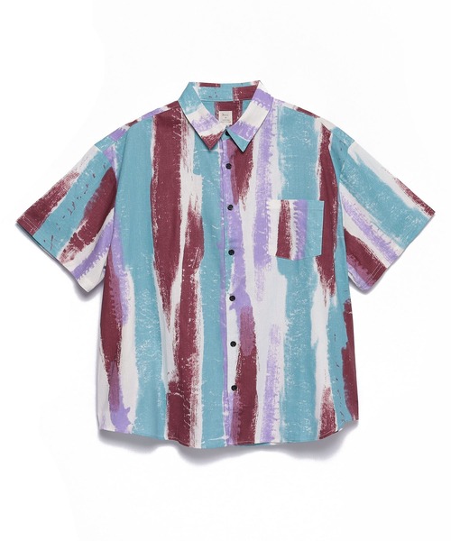 ＪＵＧＬＡＮＳ（ユグランス）の「Revo　リネンミックスペイントssシャツ（シャツ/ブラウス・メンズ・B/A/C・M/L）」の12枚目の写真