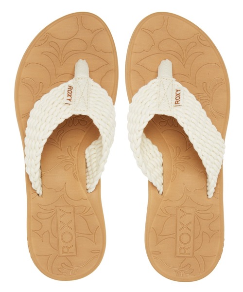 ROXY（ロキシー）の「CAILLAY/ロキシートングサンダル（サンダル・レディース・ホワイト/ブラック・23cm/24cm/25cm）」の4枚目の写真