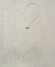 GOLDY | ニュアンス メタル ループ タイ ネックレス(ネックレス)