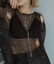 GOLDY | ニュアンス メタル ループ タイ ネックレス(ネックレス)