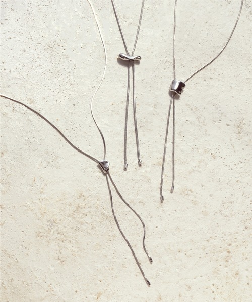 GOLDY（ゴールディ）の「ニュアンス メタル ループ タイ ネックレス（ネックレス・レディース・シルバー/シルバー系その他/ゴールド系その他/ゴールド・FREE）」の17枚目の写真