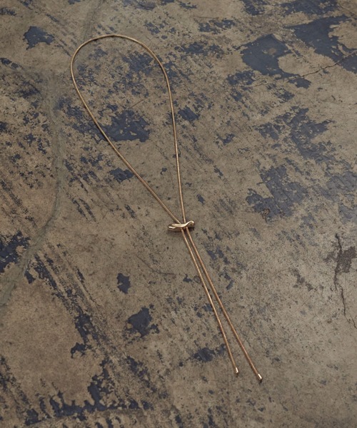 GOLDY（ゴールディ）の「ニュアンス メタル ループ タイ ネックレス（ネックレス・レディース・シルバー/シルバー系その他/ゴールド系その他/ゴールド・FREE）」の19枚目の写真