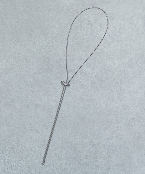 GOLDY（ゴールディ）の「ニュアンス メタル ループ タイ ネックレス（ネックレス・レディース・シルバー/シルバー系その他/ゴールド系その他/ゴールド・FREE）」の20枚目の写真