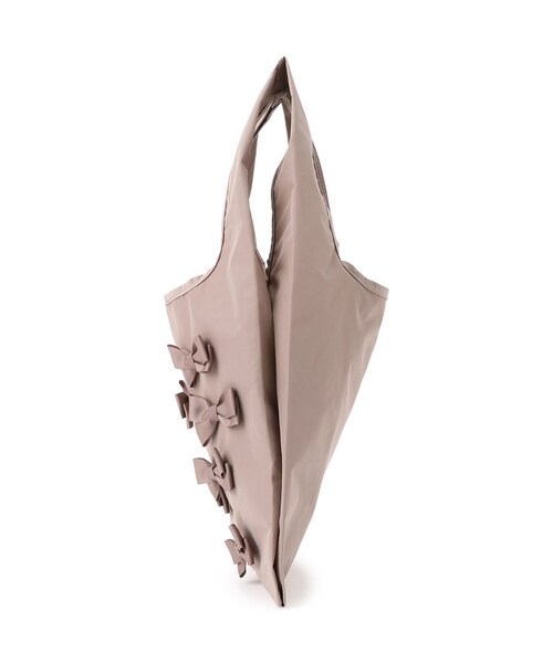 couture brooch(クチュールブローチ)の「メニーリボン エコバッグ(小)(エコバッグ/サブバッグ・レディース・ブラック/ピンク系/ブラック系/サックスブルー/サンドベージュ・00)」の8枚目の写真