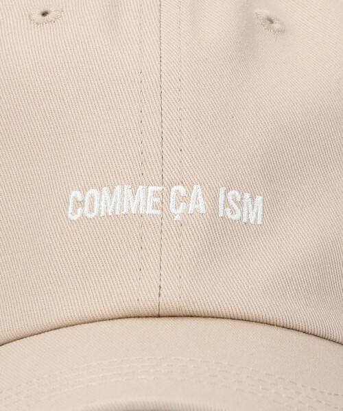 COMME CA ISM（コムサイズム）の「UVカット　ロゴ刺しゅうキャップ（キャップ・キッズ・ベージュ/ブラック・L/M）」の10枚目の写真