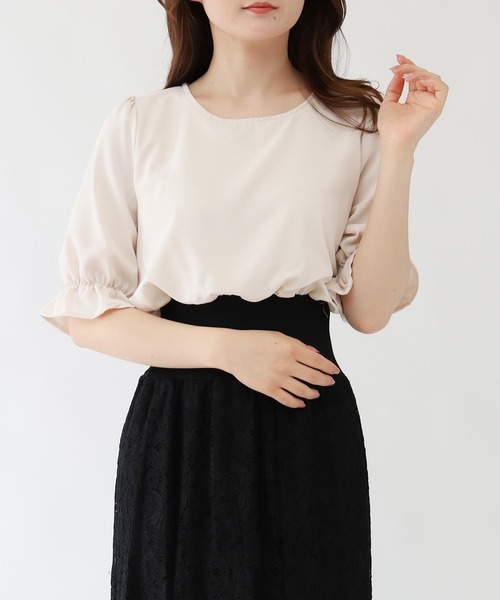 ASTORIA ODIER(アストリアオディール)の「ウエストリブレースワンピース(ワンピース・レディース・ブラック/サックスブルー/ラベンダー・SMALL/MEDIUM)」の21枚目の写真