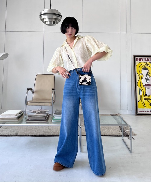 EPIMI E'PIMMY（エピミエピミー）の「コットンレースクロップドシャツ（シャツ/ブラウス・レディース・アイボリー/オフホワイト・MEDIUM）」の13枚目の写真