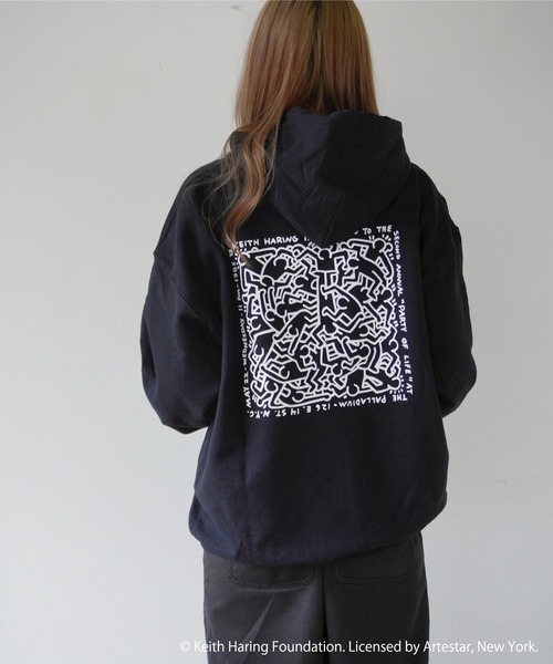 NOAH x Keith Haring hoodie キースヘリング パーカー ノア×キース・ヘリング“クリスマス限定ロゴ”入りパーカー