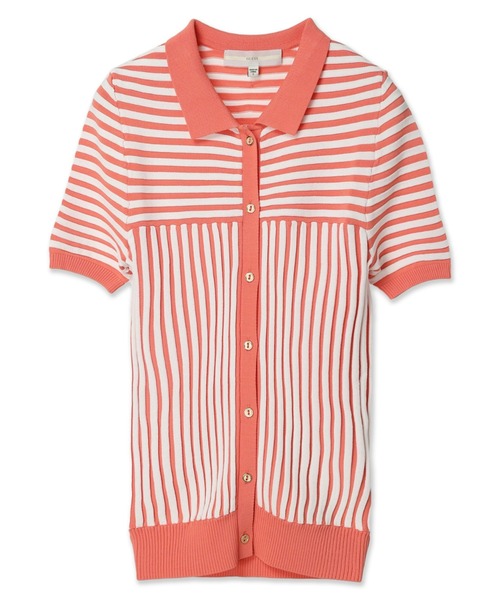 Guess（ゲス）の「Elvire Striped Knit Top（その他トップス・レディース・スカイブルー/オレンジ・MEDIUM/X-SMALL/SMALL）」の2枚目の写真