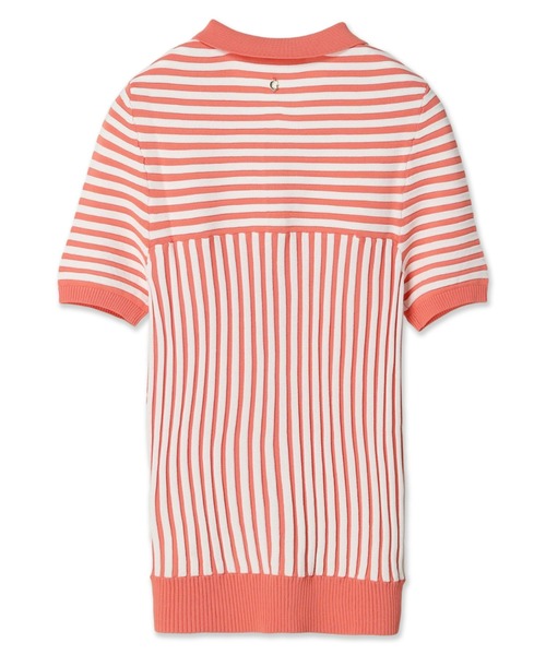 Guess（ゲス）の「Elvire Striped Knit Top（その他トップス・レディース・スカイブルー/オレンジ・MEDIUM/X-SMALL/SMALL）」の4枚目の写真