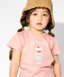 apres les cours | パフェ・ハートモチーフTシャツ(Tシャツ/カットソー)
