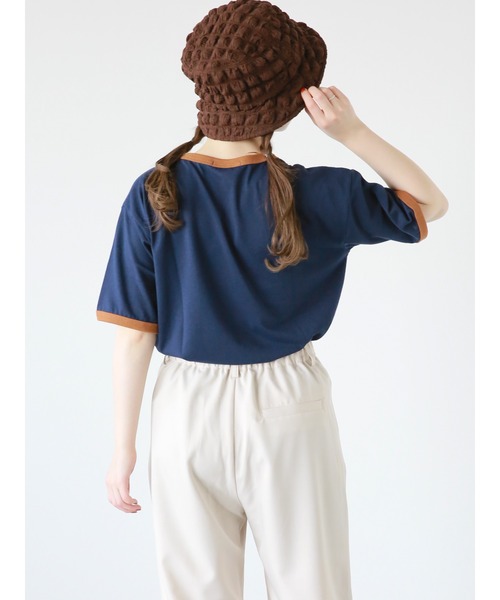 ehka sopo(エヘカソポ)の「クシュクシュバケットハット(ハット・レディース・ブラック/オフホワイト/ブラウン・フリ-)」の19枚目の写真