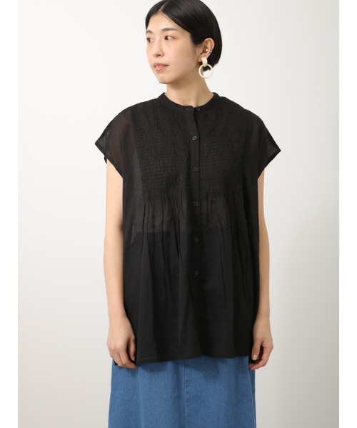 Lugnoncure(ルノンキュール)の「シャーリングブラウス(シャツ/ブラウス・レディース・イエロー/オフホワイト/ブラック・フリ-)」の16枚目の写真