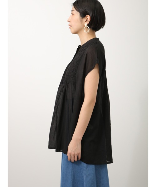 Lugnoncure(ルノンキュール)の「シャーリングブラウス(シャツ/ブラウス・レディース・イエロー/オフホワイト/ブラック・フリ-)」の17枚目の写真