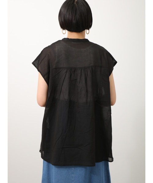 Lugnoncure(ルノンキュール)の「シャーリングブラウス(シャツ/ブラウス・レディース・イエロー/オフホワイト/ブラック・フリ-)」の18枚目の写真