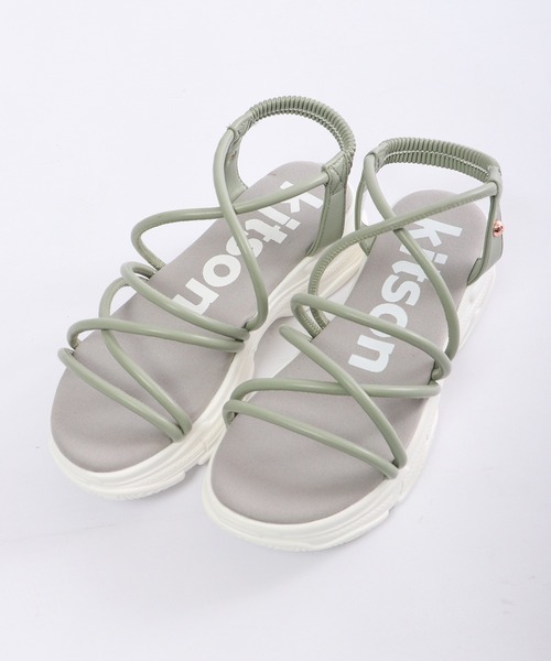 kitson(キットソン)の「kitson チューブ 厚底サンダル(サンダル・レディース・ミント/アイボリー/ブラック系その他・M/L/LL/S)」の22枚目の写真