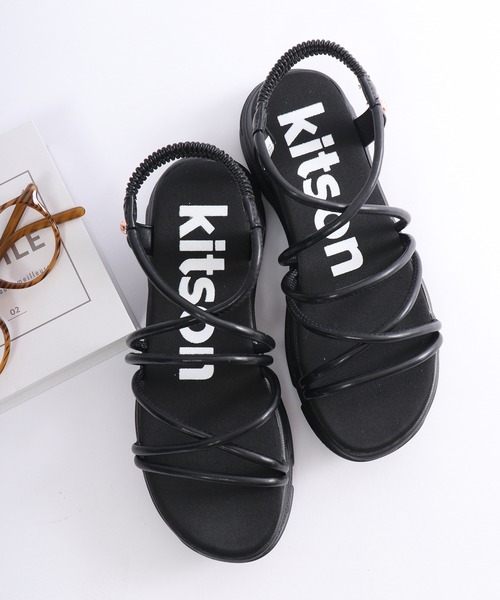 kitson(キットソン)の「kitson チューブ 厚底サンダル(サンダル・レディース・ミント/アイボリー/ブラック系その他・M/L/LL/S)」の14枚目の写真