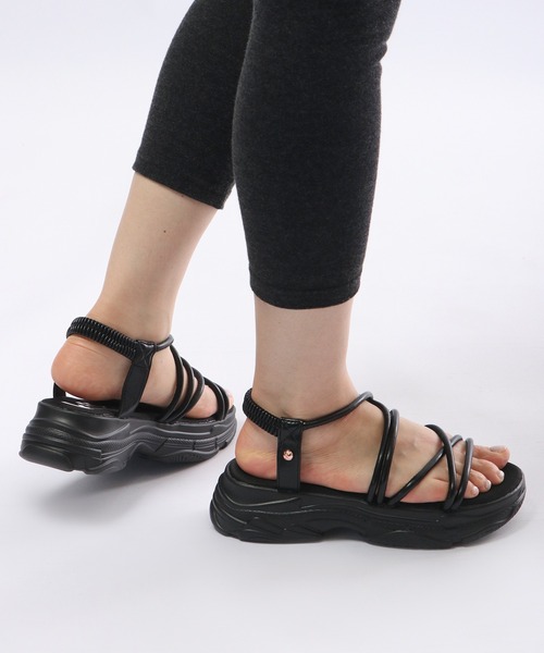 kitson(キットソン)の「kitson チューブ 厚底サンダル(サンダル・レディース・ミント/アイボリー/ブラック系その他・M/L/LL/S)」の19枚目の写真