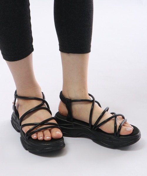 kitson(キットソン)の「kitson チューブ 厚底サンダル(サンダル・レディース・ミント/アイボリー/ブラック系その他・M/L/LL/S)」の17枚目の写真