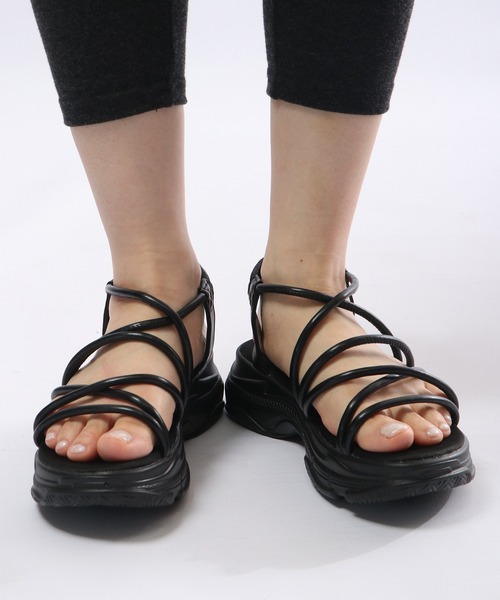 kitson(キットソン)の「kitson チューブ 厚底サンダル(サンダル・レディース・ミント/アイボリー/ブラック系その他・M/L/LL/S)」の16枚目の写真