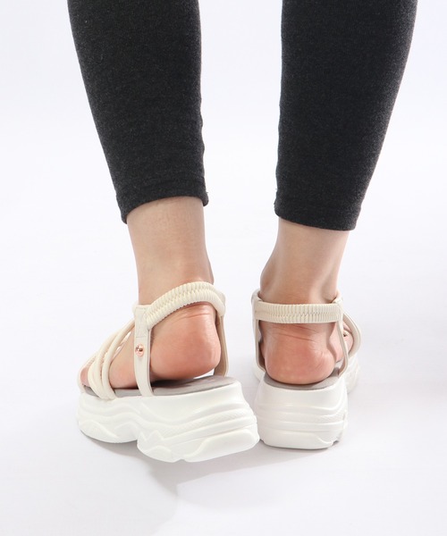 kitson(キットソン)の「kitson チューブ 厚底サンダル(サンダル・レディース・ミント/アイボリー/ブラック系その他・M/L/LL/S)」の12枚目の写真