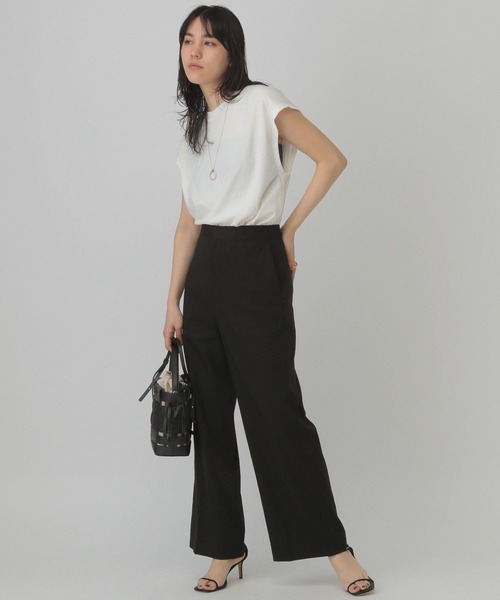 Chaos(カオス)の「Chaos(カオス)/リネンセンタープレスパンツ(スラックス・レディース・ブラック/グレー・36inch/38inch)」の19枚目の写真