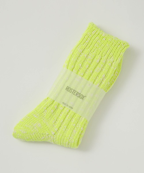 ROSTER SOX（ロスターソックス）の「ROSTER SOX/N SLUB（ソックス/靴下・メンズ・イエロー/オレンジ/パープル・Up To 7lb）」の2枚目の写真