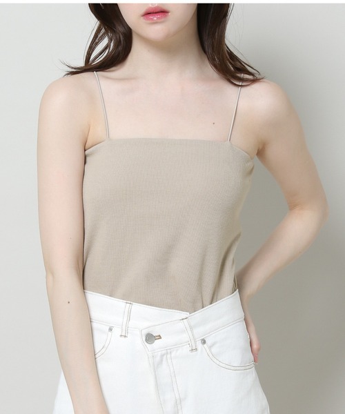 3.3 Field Trip （3.3フィールドトリップ）の「3.3 Field Trip／カップツキキャミ（カップ付き）2905137（キャミソール・レディース・ブラック/ベージュ/ホワイト・SMALL/MEDIUM）」の3枚目の写真