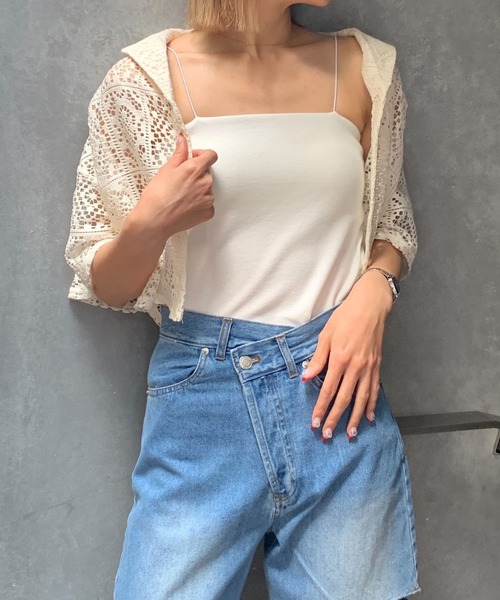 3.3 Field Trip （3.3フィールドトリップ）の「3.3 Field Trip／カップツキキャミ（カップ付き）2905137（キャミソール・レディース・ブラック/ベージュ/ホワイト・SMALL/MEDIUM）」の13枚目の写真