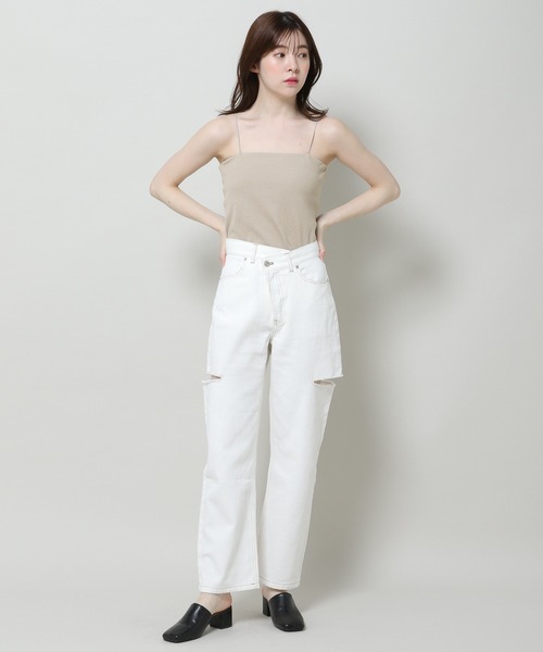 3.3 Field Trip （3.3フィールドトリップ）の「3.3 Field Trip／カップツキキャミ（カップ付き）2905137（キャミソール・レディース・ブラック/ベージュ/ホワイト・SMALL/MEDIUM）」の19枚目の写真