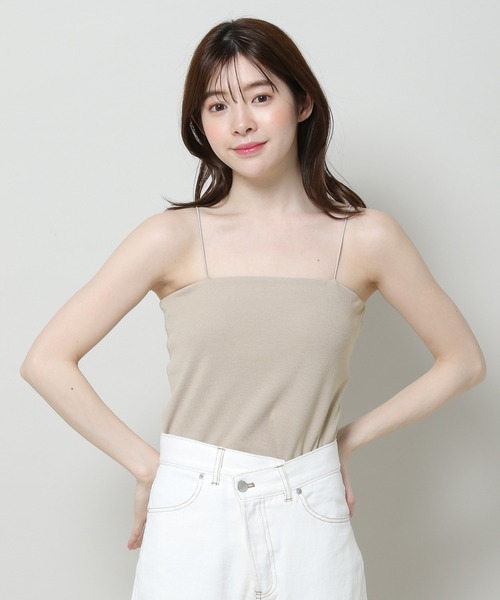 3.3 Field Trip （3.3フィールドトリップ）の「3.3 Field Trip／カップツキキャミ（カップ付き）2905137（キャミソール・レディース・ブラック/ベージュ/ホワイト・SMALL/MEDIUM）」の20枚目の写真