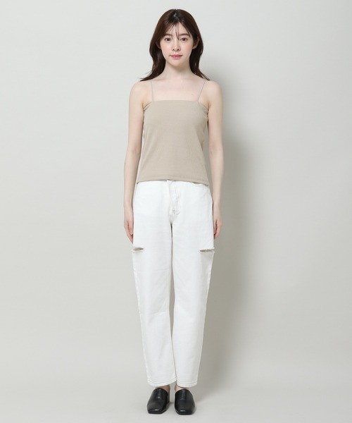 3.3 Field Trip （3.3フィールドトリップ）の「3.3 Field Trip／カップツキキャミ（カップ付き）2905137（キャミソール・レディース・ブラック/ベージュ/ホワイト・SMALL/MEDIUM）」の21枚目の写真